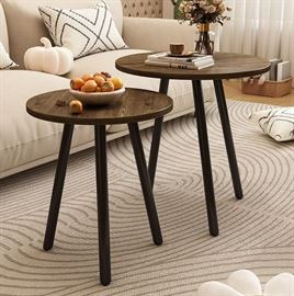 זוג שולחנות קפה