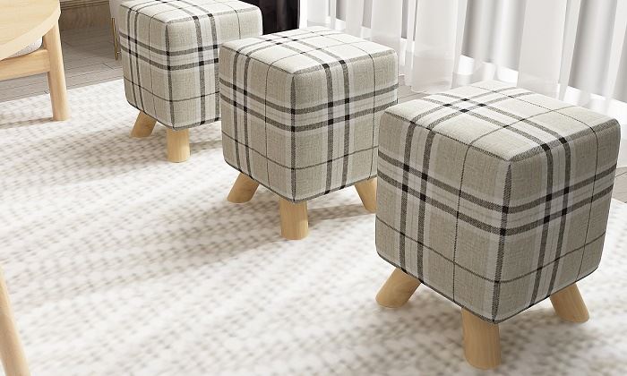 שרפרף מרופד דגם MARSHA מתצוגה ועודפים