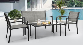 מערכת ישיבה לגינה במכירה מוקדמת 30 ימי עסקים דגם RIO ארבעה חלקים homeford