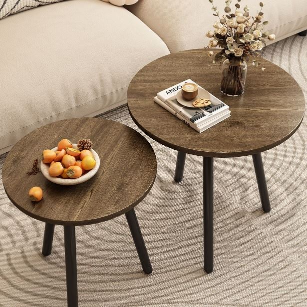 זוג שולחנות קפה