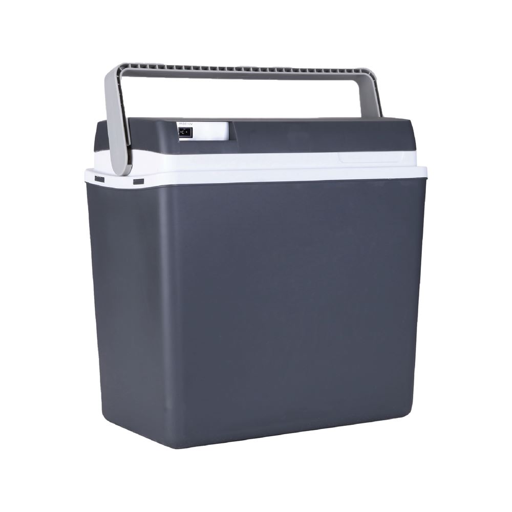 מקרר חשמלי לרכב 24 ליטרים בעל דופן כפולה מתצוגה ועודפים